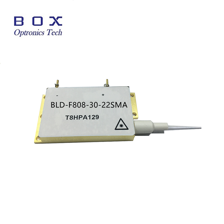 808nm 30W Diodo láser 200um Módulo acoplado de fibra